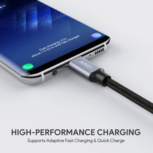 Load image into Gallery viewer, AUKEY CB-CD2 1m USB-C to USB Nylon Braided Cable 3.0 Quick Charge 3.0 High Performance
